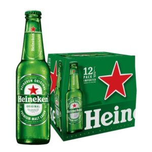 Heineken Original Lager Beer 12 Bottles 12 fl oz